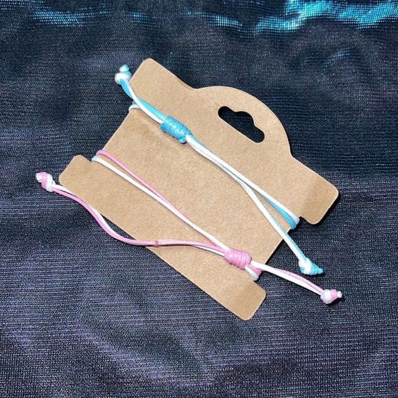 Strawberry Charm Matching Friendship Bracelets - Picture 4 of 8